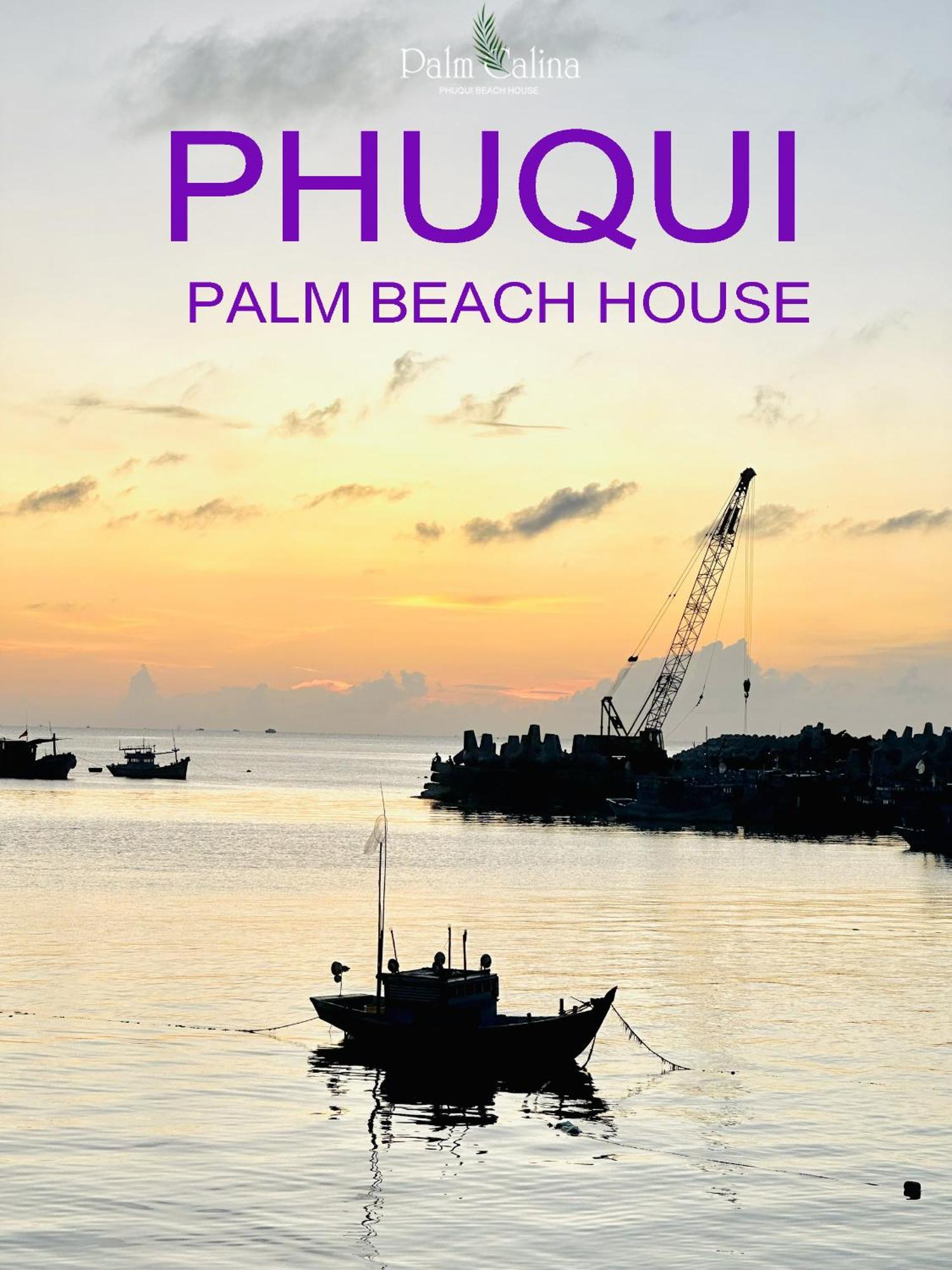 Palmcalina - Phuqui Beach House Cu Lao Thu Bagian luar foto